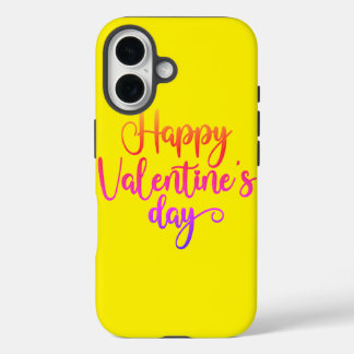 Happy Valentine's day iPhone 16 Case