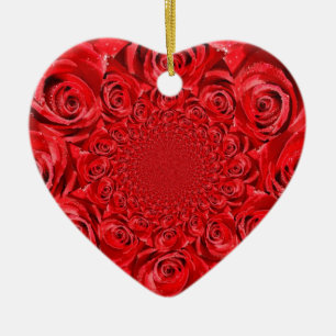 HAPPY VALENTINE'S DAY CERAMIC ORNAMENT