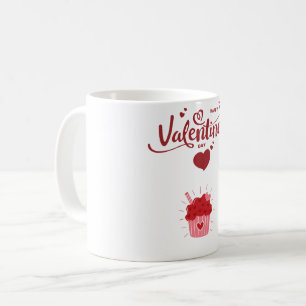 happy Valentine's Day cupcake Coffee Mug