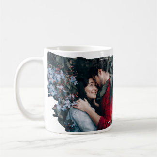 Happy Valentine's Day custom photo & names Mug