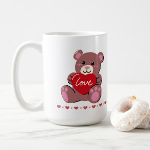 Happy Valentine's Day Cute Bear Coffee Mug