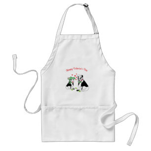 Happy Valentines Day Cute Dogs Love Standard Apron