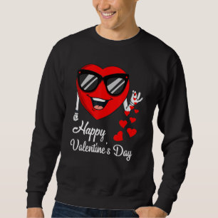 Happy Valentines Day Cute Heart Bae Funny Salting Sweatshirt