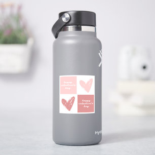 Happy Valentine's Day Cute Pink Hearts Pattern