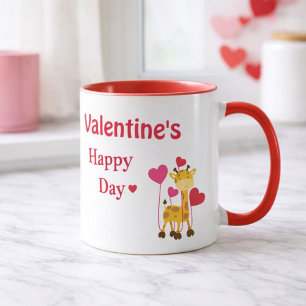 Happy Valentine's Day Dad Safari theme Mug
