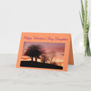 Happy Valentine's Day Daughter Greeting Card