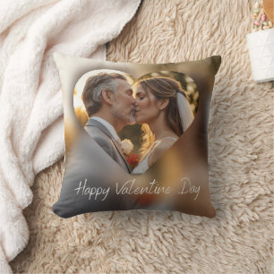 Happy valentine's day designs throw pillow