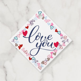 Happy Valentine's day Favour Tags