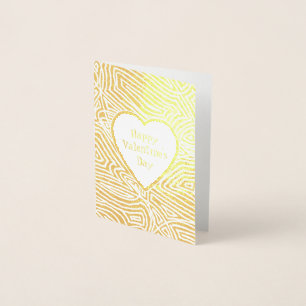 Happy Valentine's Day  Foil Card