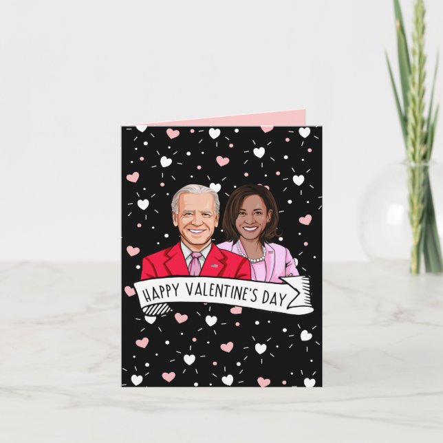 Happy Valentine's Day from Joe and Kamala Card (Front)