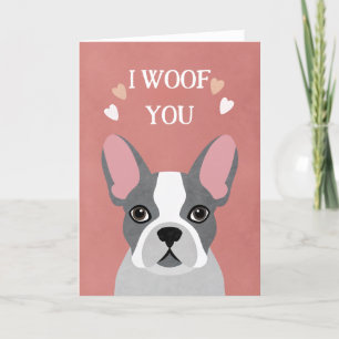 Happy Valentines Day From the Dog Card