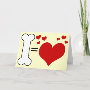 Happy Valentine's Day From Your Dog! Holiday Card
