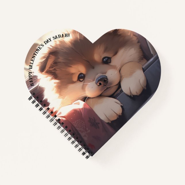 Happy Valentine's Day gift  Notebook (Front)