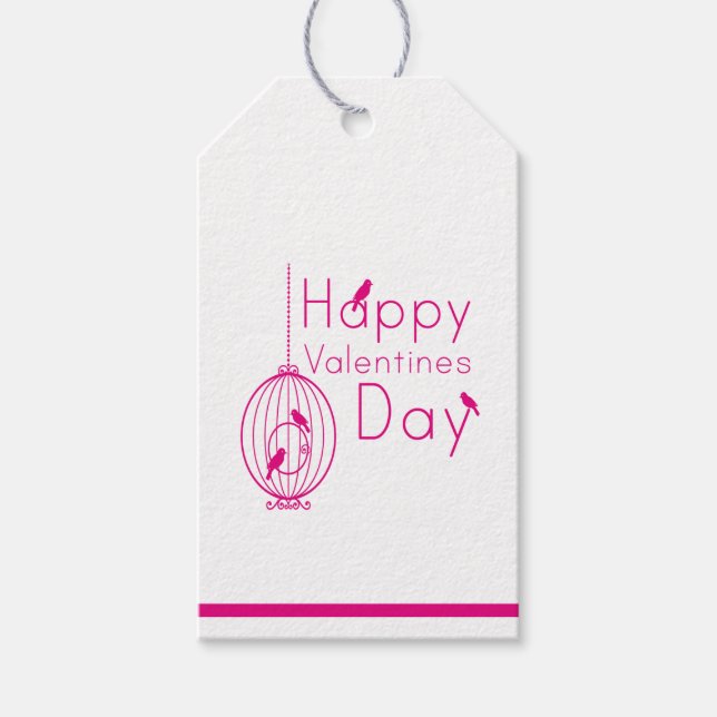 Happy Valentine's Day  Gift Tags (Front)