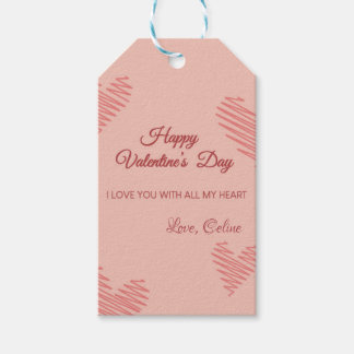 Happy Valentine's Day Gift Tags