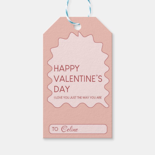 Happy Valentine's Day Gift Tags (Front)