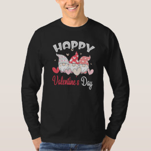 Happy Valentine's Day Gnome Heart For Women Men Co T-Shirt