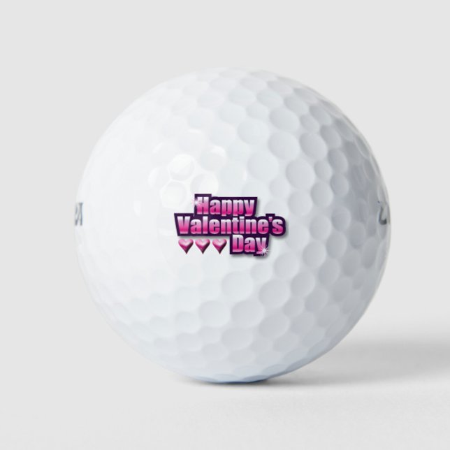 Happy Valentine's Day Golf Balls (Creator Uploaded)