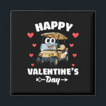 Happy Valentines Day Golf Cart Sports Lover Hearts Magnet<br><div class="desc">Happy Valentines Day Golf Cart Sports Lover Hearts</div>