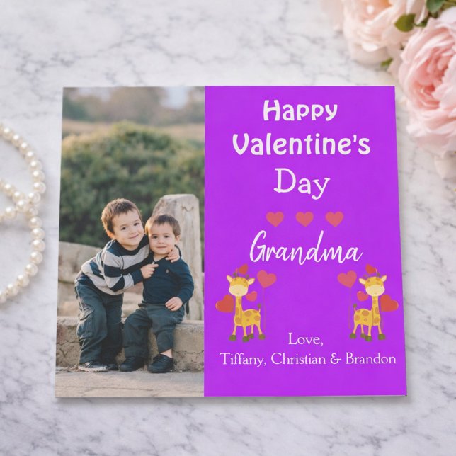 Happy Valentine's Day Grandma Photo Safari Invitation (Creator Uploaded)