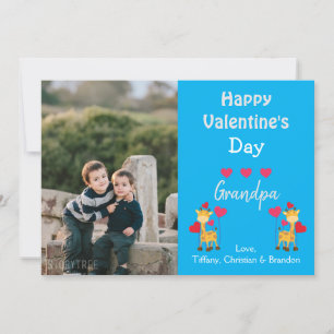 Happy Valentine's Day Grandpa Photo Safari Invitation