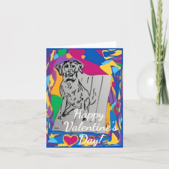 Happy Valentine's Day Greeting Card (Front)