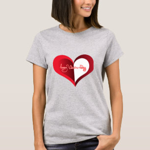 Happy Valentine's Day Grey T-Shirt