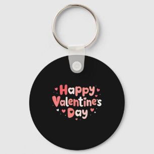 Happy Valentines Day Heart Teacher Funny Matching Keychain