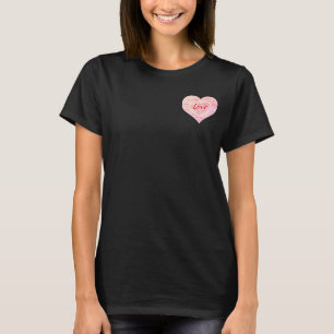 Happy Valentine's Day - Heart Word Cloud Valentine T-Shirt