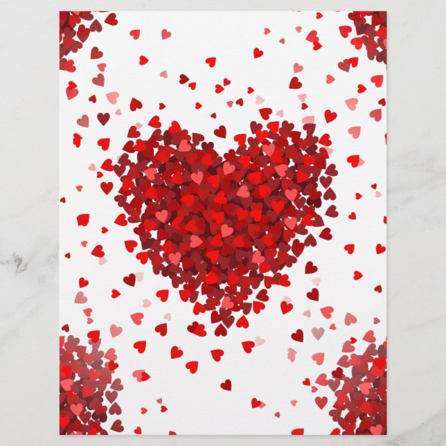happy valentines day hearts (Front)