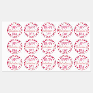 Happy Valentine's Day hearts gift or cookie
