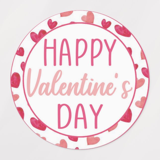 Happy Valentine's Day hearts gift or cookie (Design 2)