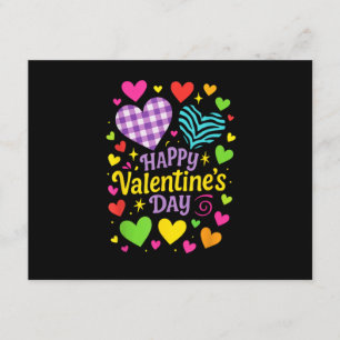 Happy Valentine's Day - Hearts Love Enclosure Card