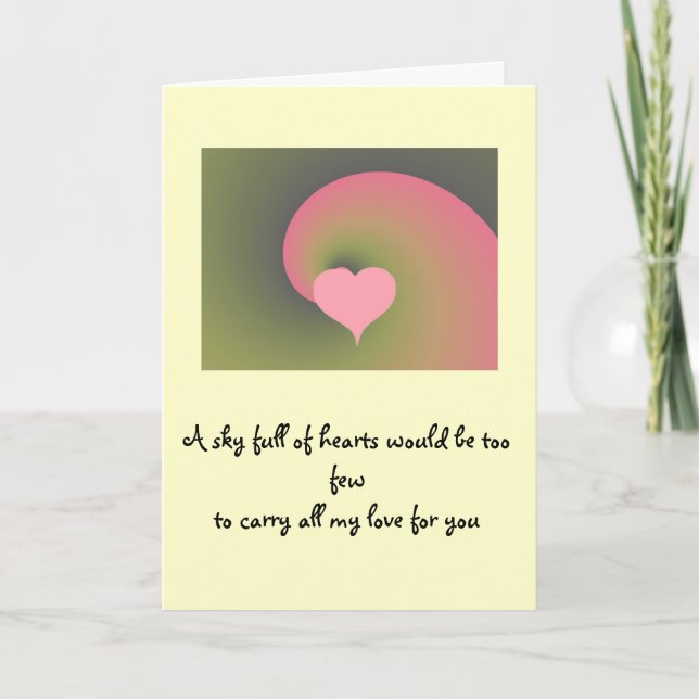 Happy Valentines Day Holiday Card (Front)