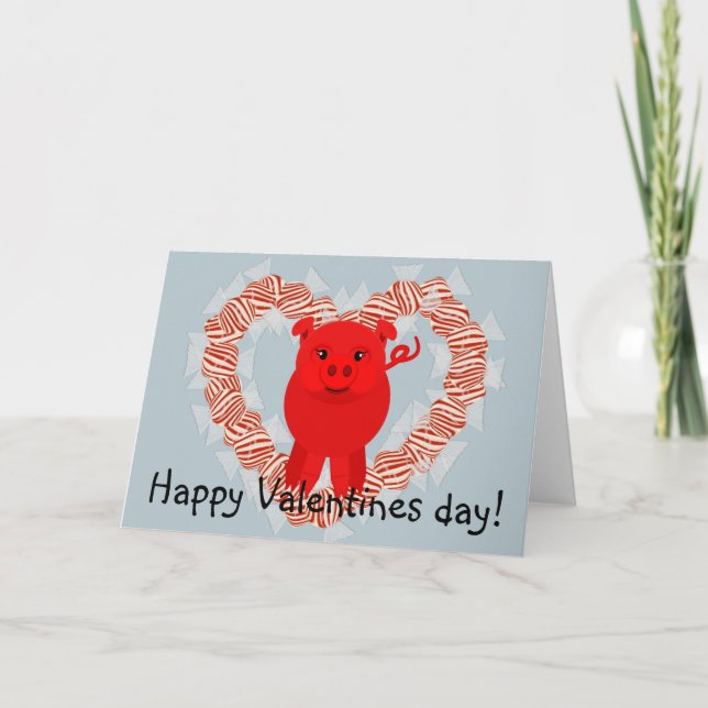 Happy Valentines day! Holiday Card (Front)