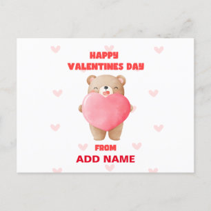 Happy Valentines Day  Holiday Postcard