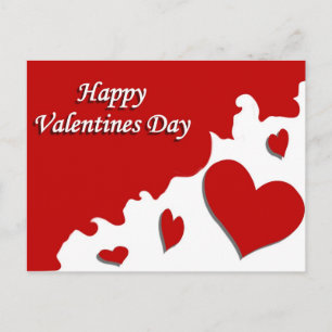 Happy Valentines Day Holiday Postcard