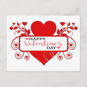Happy Valentine's Day Holiday Postcard
