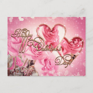 Happy Valentine's Day Holiday Postcard