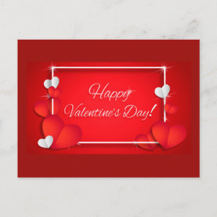 Happy Valentine's Day Holiday Postcard