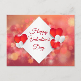 Happy Valentine's Day Holiday Postcard