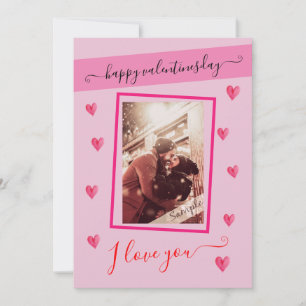 Happy Valentine's Day, I love you  + photo Invitation
