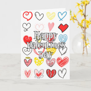 Happy Valentine's Day   I Really Heart You Card