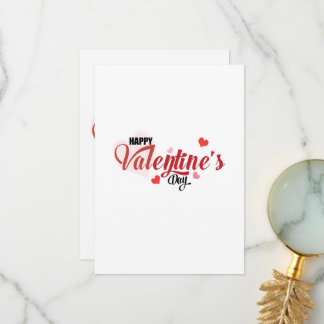 Happy Valentine's Day Invitation Greet Cards