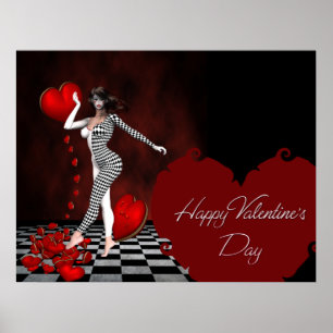 Happy Valentine's Day - Jester Fantasy Print