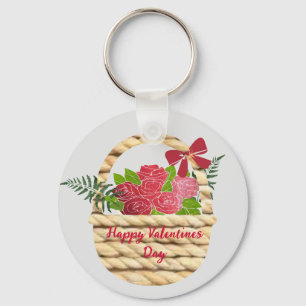 Happy Valentines Day Keychain
