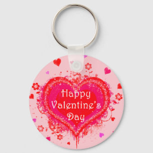 Happy Valentine's Day Keychain