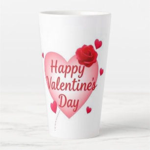 Happy Valentine's Day Latte Mug