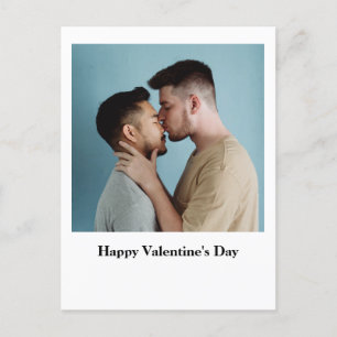 Happy valentine's day LGBT Pride month Postcard