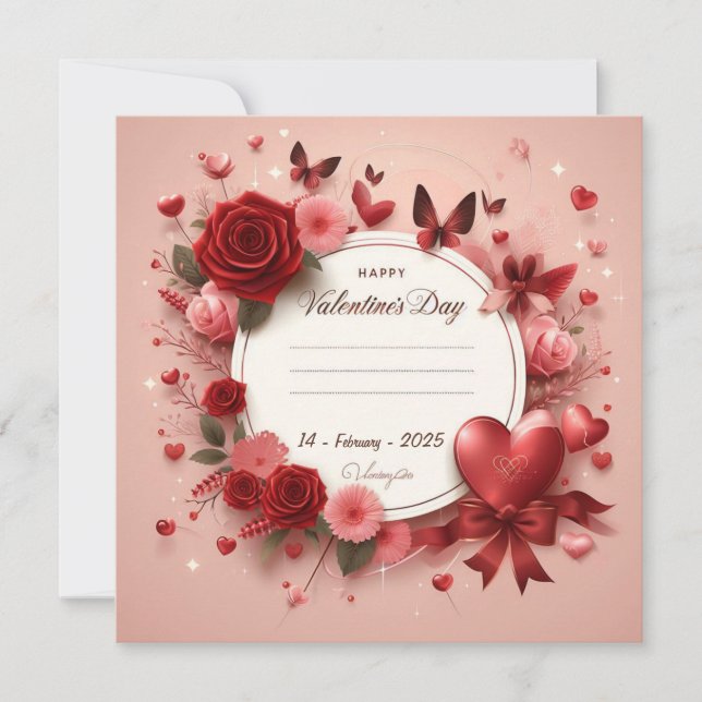 Happy Valentines Day Love Cards  (Front)